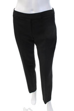 Alexander McQueen Women Ankle Dress Pants Black Wool Size 38