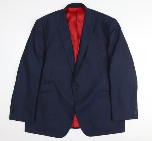 Blazer Marks and Spencer Hombre Azul 48R, Sencillo Pecho - Imagen 1 de 12