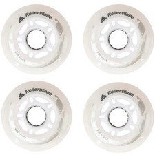 Rollerblade Moonbeam 72mm 82A LED Light Up Inline Skate Wheels 4-Pack Luminous