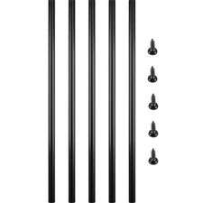 Uimoso Deck Balusters Metal Spindles 101 Pack 26 in Aluminum Alloy Deck Railing