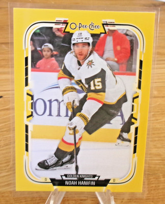 2025-26 O-Pee-Chee Yellow Border - Noah Hanifin - Vegas Golden Knights #255