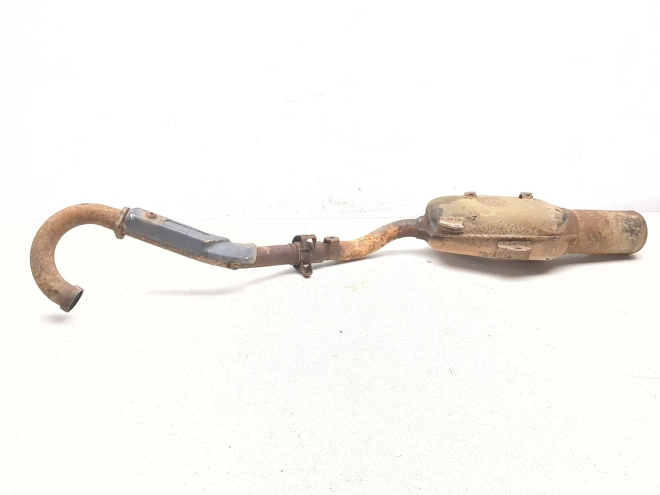 Silenciador de escape completo 90-99 Suzuki DR350 silenciador de cabezal puede deslizarse Foto 3 de 4