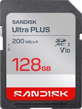 SanDisk - Ultra PLUS 128GB SDXC UHS-I Memory Card