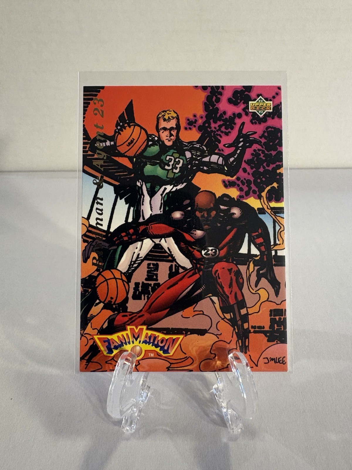 1992-93 Upper Deck - FaniMation Michael Jordan, Larry Bird #510 (Z)