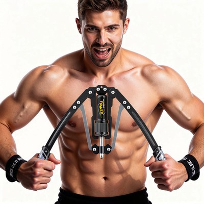 22-440 lbs Hydraulic Power Twister Arm Trainer Chest Expander Fitness Equipment