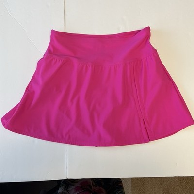 NWT Kim Rogers Pink Swim Skirt M Tummy Control Built-In Briefs Beach Summer 