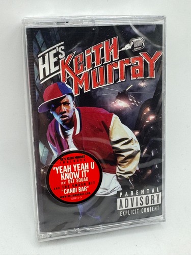 He's Keith Murray Cassette Tape 2003 Def Jam Recordings Hype Sticker SEALED NOS - Picture 1 of 5