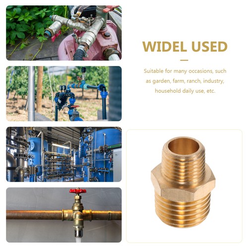 6 Stück Kupfer Gelenk Adapter Stachel Schlauch Armaturen Garten Verbinder - Bild 8 von 12