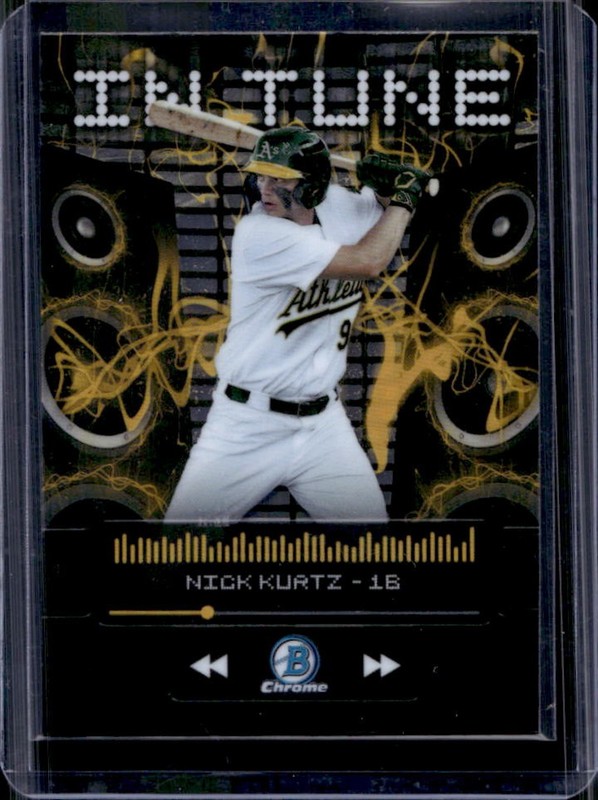 2024 Bowman Draft Nick Kurtz In Tune #IT-3 Athletics