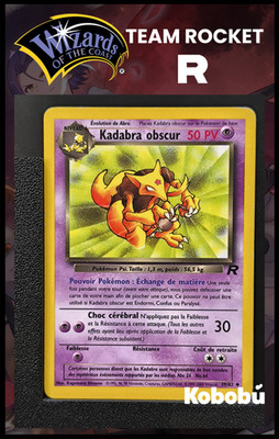 Pokemon Card Kadabra Obscur 39/82 Edition 2 Team Rocket Wizards 5