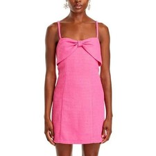 AQUA Textured Bow Front Dress Size Medium