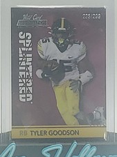 2021 Wild Card Alumination SPLINTERED Pink Tyler Goodson /299 Iowa Hawkeyes