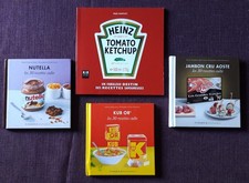 Ketchup Heinz, Kub, Nutella ... - Lot de 4 livres