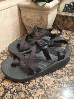 Chaco Z/Cloud Sandals - Men\'s size M 10 Amazon.com | Chaco Z/Cloud Cushioned Sandal Men Solid Black  main image 3