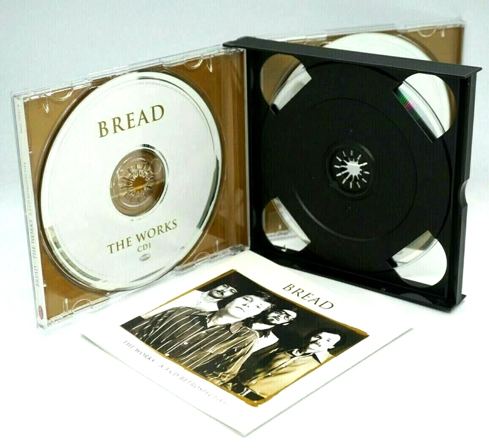 Bread : THE WORKS - A 3CD Retrospective - David Gates - Guitar Man - RARE - Image 3 of 4