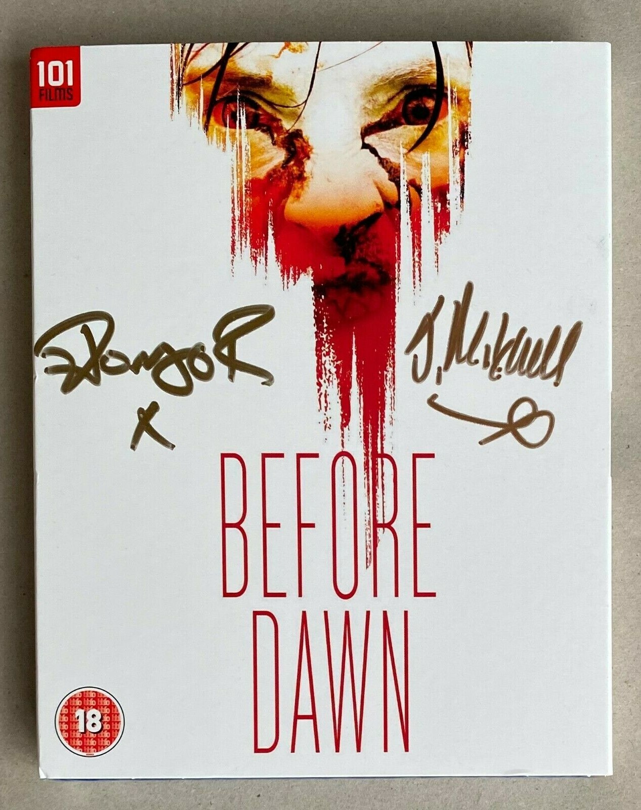 BEFORE DAWN * UK LIMITED SIGNED BLU-RAY - 100 COPIES ONLY! * BN! * DOMINIC BRUNT