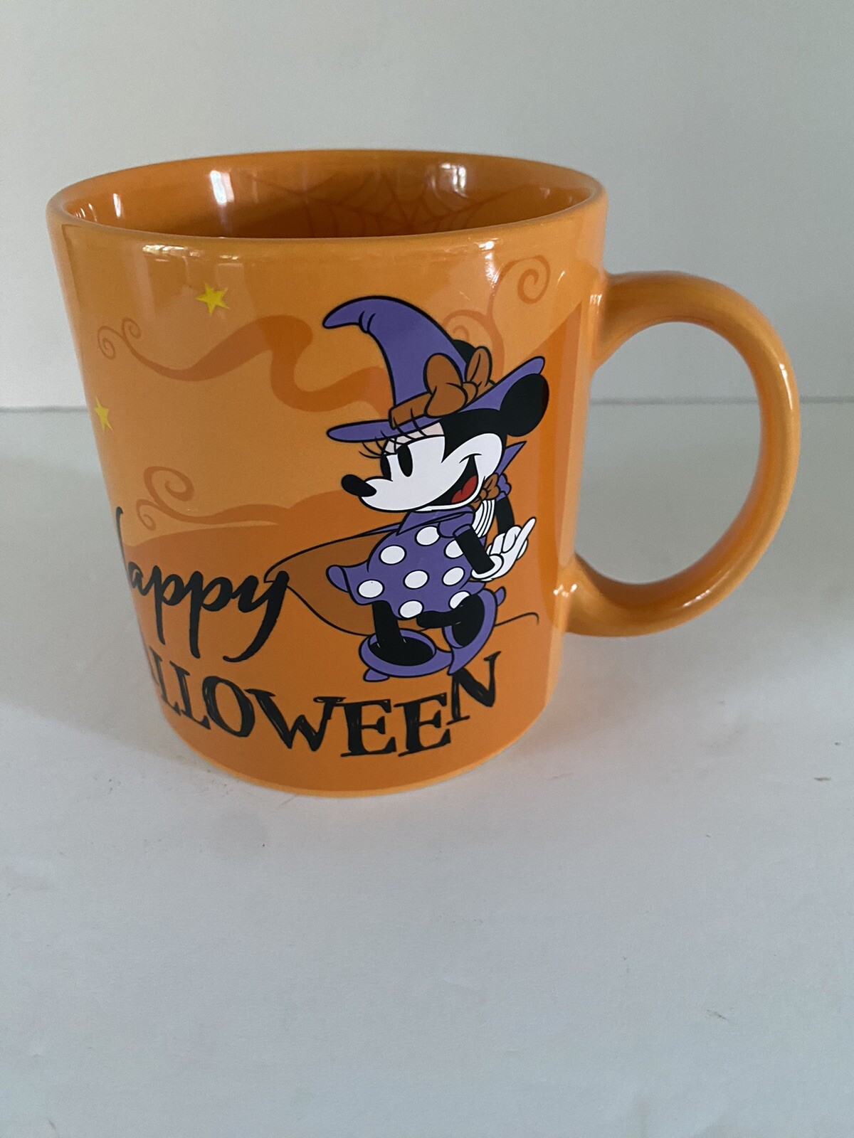 Disney Coffee Mug Happy Halloween Minnie Mouse, Donald And Daisy Duck - Large