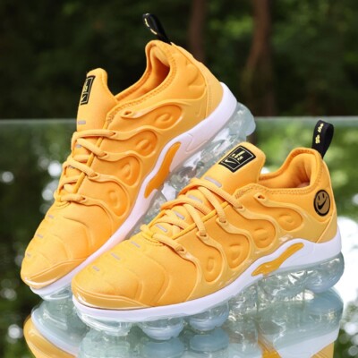 yellow vapormax no laces