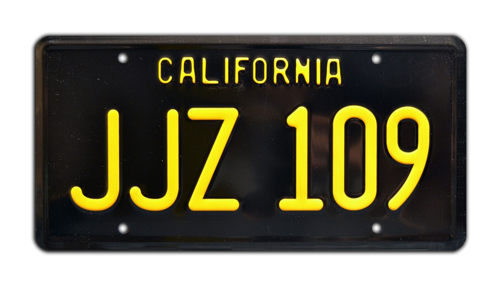 Bullitt | Steve McQueen's 1968 Mustang | JJZ 109 | STAMPED Prop License Plate
