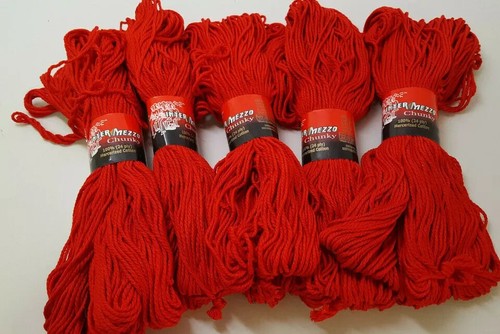 Lote de 5 madejas surtidas hilo KFI - Intermezzo - 15 rojo TM - Imagen 2 de 2