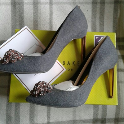 ted baker grey heels