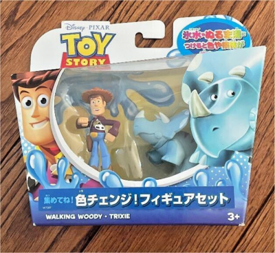 Toy Storyヴィンテージ ブランケット Pixar レア WOODY & TRIXIE Toy Story Color Change Figure Out of Print Rare