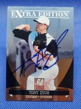 TONY ZYCH Autograph Baseball card auto CHICAGO CUBS