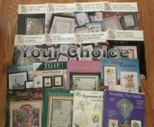 RELIGIOUS,INSPIRATIONAL,CHRISTIAN, BIBLE counted cross stitch charts-YOUR CHOICE