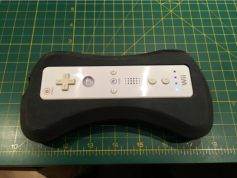 Nintendo Wii Remote Wiimote Racing Pad Grip Controller Handle Ergonomic Wheel - Image 2 of 4