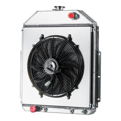 3 Row Radator Shroud Fan For 1942-1952 1950 Ford F1 F2 F3 Truck Ford