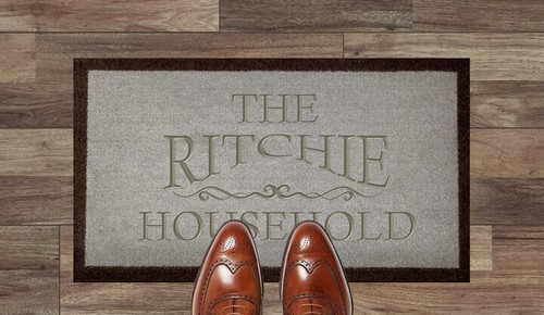 HOUSEHOLD FAMILY MAT Personalised 5 Colours Internal Door Mat - Picture 6 of 17