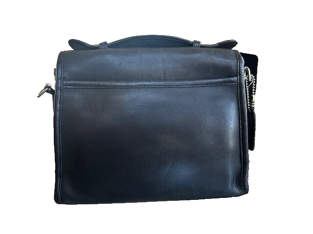 Costa Rica Vintage Coach Court 9870 Black Crossbody Shoulder Clutch with Hangtag - Image 2 of 4