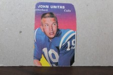 1970 TOPPS GLOSSY JOHN UNITAS  FOOTBALL CARD #2/33