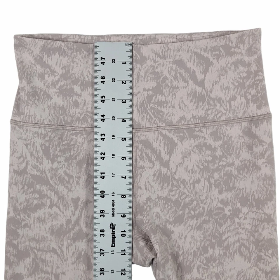 Legging ioga Athleta Elation texturizada apertada feminina tamanho médio estampa rosa 7/8 - Imagem 3 de 4