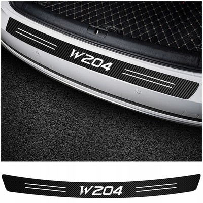 Carbon Fiber Styling Trunk Heckstoßstange Aufkleber für MERCEDES C W204