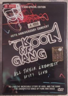 DVD x2 ''Kool & the Gang - All Their Greatest Hits Live'' - Factory Sealed - 2005