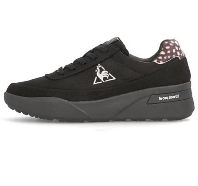 Le Coq Sportif Mujer Zapatos 6.5 Negro, Con Caja Usado Pocas Veces  Foto 2 de 4