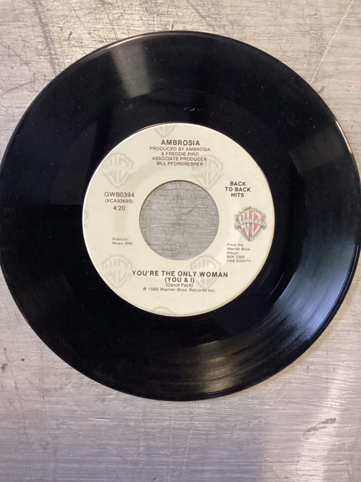 Ambrosia – Biggest Part Of Me - 1980 Warner Bros. WBS49225 7" Single VG/Generic - Image 2 of 2
