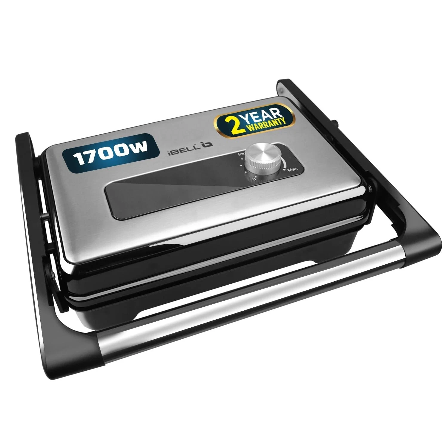 iBELL SM1700G Sandwich Maker with Floating Hinges, 1700W180 Degree Grill/Toaster