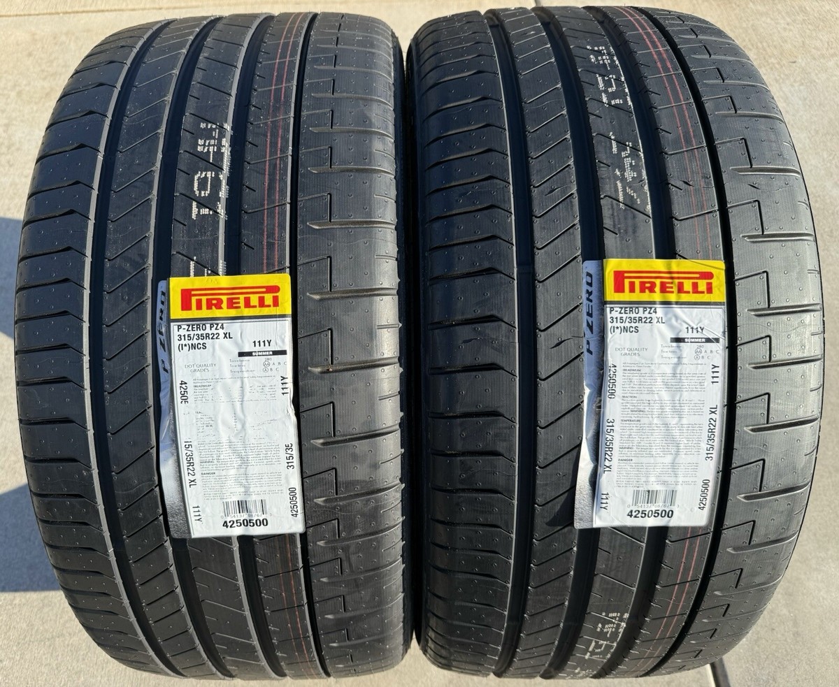 TWO BRAND NEW 315/35R22 111Y Pirelli P Zero PZ4 PNCS Foam BMW XM