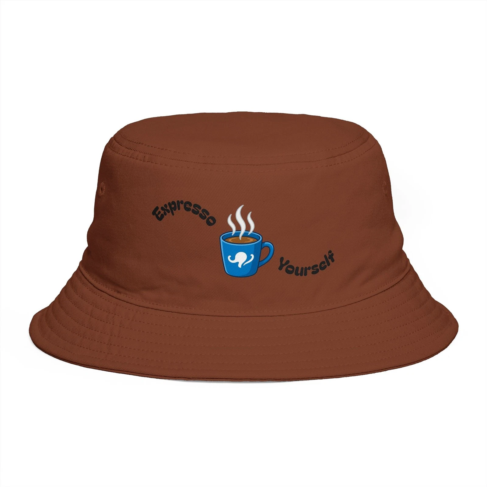 Espresso Yourself coffee mug illustration Bucket Hat | coffee lover