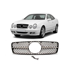 Kühlergrill Chrom & Schwarz passend für Mercedes-Benz CLK W208 1997-2002 Kühlergrill Chrom & Schwarz passend für Mercedes-Benz CLK W208 1997-2002