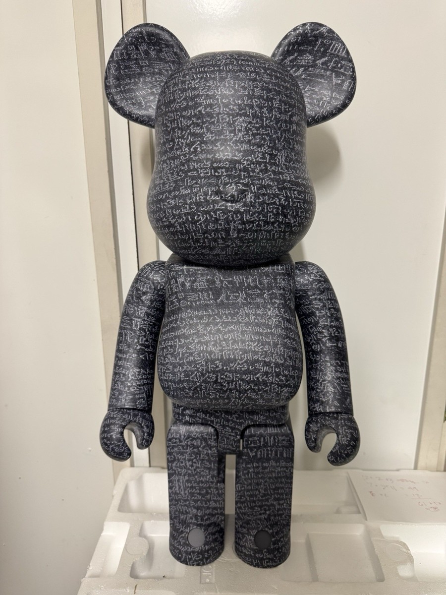 Bearbrick 1000% British Museum Rosetta Stone Figure No Box | eBay