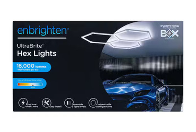Enbrighten UltraBrite Hex Lights 16Pack 16.5 in./1.45ft Integrated LED Strip Lig