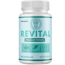 Revital - Advanced Formula Energy Support, All Natural Supplement- 60 Capsules
