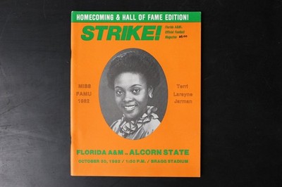STRIKE! Magazine October 30 1982 Miss FAMU Homecoming Football