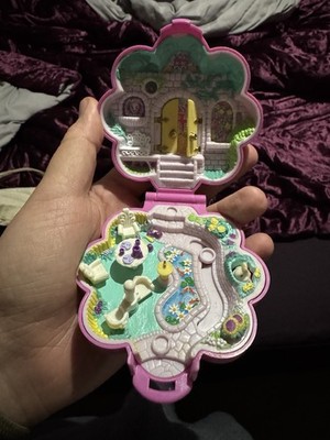 Vintage 1990 Polly Pocket ''Polly's Secret Garden'' Bluebird Toys Compact Only