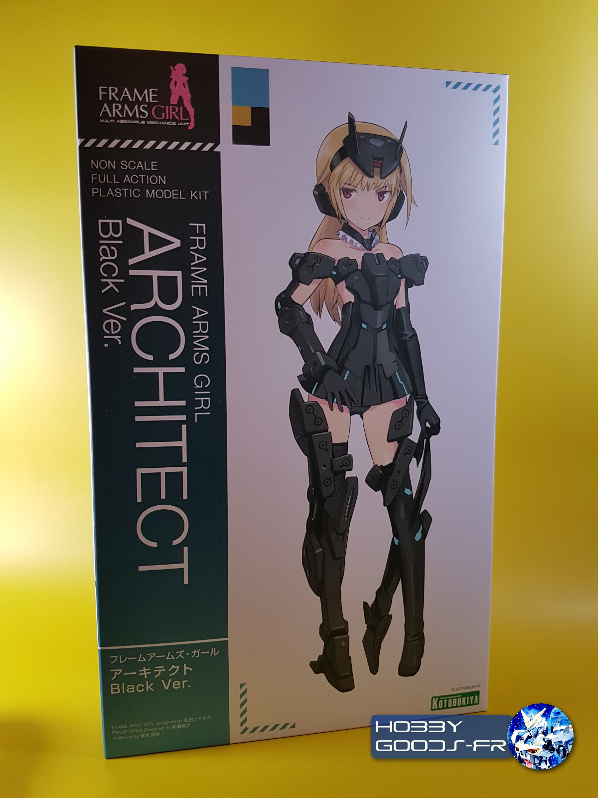 Frame Arms Girl Architect Black Ver figurine mecha de prestige