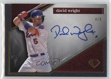 2024 Topps Diamond Icons Red 4/5 David Wright #AC-DWR Auto 04ac