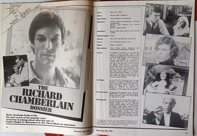 Richard Chamberlain Photoplay  Movies & Video Dossier von 1984 engl. Sprache